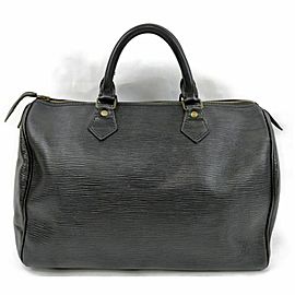 Louis Vuitton Black Epi Leather Speedy 30 860944