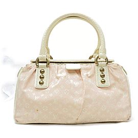 Louis Vuitton Speedy 872070 Trapeze Pm Boston Pink Monogram Mini Lin Satchel