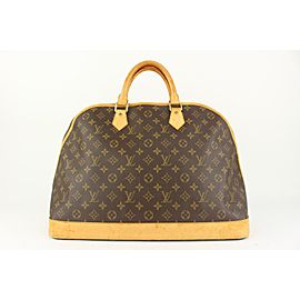 Louis Vuitton Rare Monogram Alma Voyage MM XL Dome Bag 97lv16