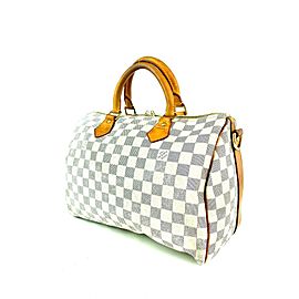 Louis Vuitton Damier Azur Speedy Bandouliere 30 4LVA911