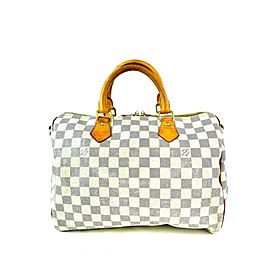 Louis Vuitton Damier Azur Speedy Bandouliere 30 4LVA858