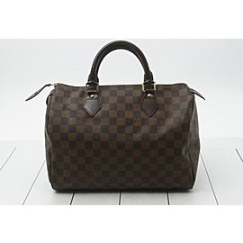 Louis Vuitton Damier Ebene Speedy 30 Boston MM 860784