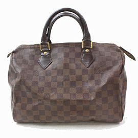 Louis Vuitton Damier Ebene Speedy 30 Boston MM