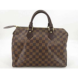 Louis Vuitton Damier Ebene Speedy 30 with Lock and Keys 860628