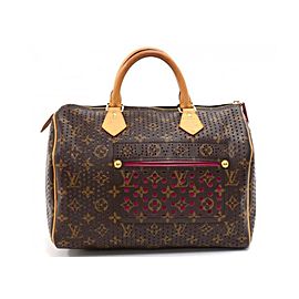 Louis Vuitton Perforated Monogram Fuchsia Speedy 30 860468