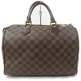 Louis Vuitton Damier Ebene Speedy 30 Boston Bag 863139