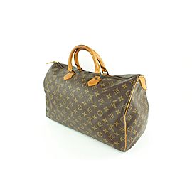 Louis Vuitton Large Monogram Speedy 40 with Lock and Key Boston GM 8L1111