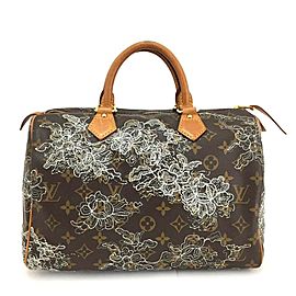 Louis Vuitton Monogram Dentelle Speedy 30 Limited Lace 860182