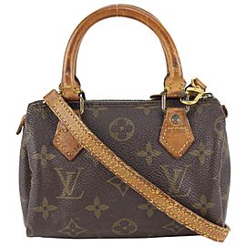 Louis Vuitton Monogram Mini Speedy HL with Strap