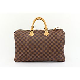 Louis Vuitton Ultra Rare 1 or 1 Centenaire Damier Ebene Speedy 40 Bag