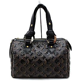 Louis Vuitton Speedy (Ultra Rare) Eclipse Sequin 30 871656 Brown Monogram Satchel