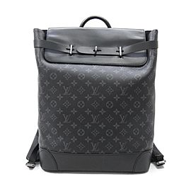 Louis Vuitton Black Monogram Eclipse Steamer Backpack 624lvs316