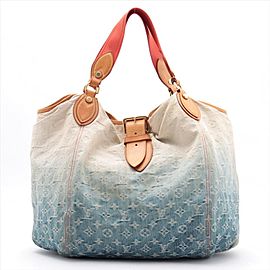 Louis Vuitton Ultra Rare Gradient Denim Sunshine Monogram Hobo 861612