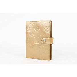 Louis Vuitton Florentine Noisette Monogram Vernis Small Ring Agenda PM Diary 96lvs71