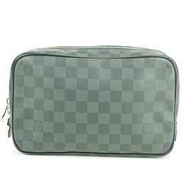 Louis Vuitton Damier Graphite Toilet Pouch Trousse GM toiletry Toilette 20LK0102