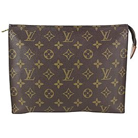 Louis Vuitton Monogram Toiletry Pouch 26 Cosmetic Case 914lv34