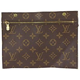 Louis Vuitton Monogram Randonnee Pouch Insert Clutch Toiletry Pouch 92lv60