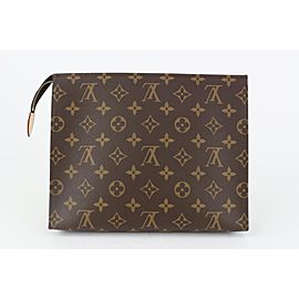 Louis Vuitton Discontinued Monogram Toiletry Pouch 26 Poche Toilette 1115lv21