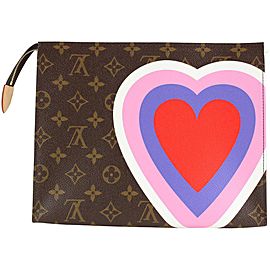 Louis Vuitton Game On Monogram Heart Toiletry Pouch 26 Poche Toilette Bag 18LVS1210