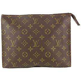 Louis Vuitton Monogram Toiletry Pouch 26 Poche Toilette Cosmetic Bag 97lv29