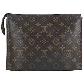 Louis Vuitton Monogram Toiletry Pouch 26 Poche Toilette Make Up bag 482lvs64