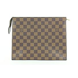 Louis Vuitton Ultra Rare Damier Ebene Toiletry Pouch 26 Poche Toilette 264lvs512