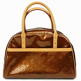 Louis Vuitton Bronze Monogram Vernis Tompkins Square Boston 859273