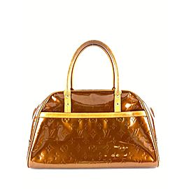 Louis Vuitton Bronze Vernis Copper Tompkins Square Boston Bag 862143