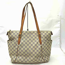 Louis Vuitton Damier Azur Totally MM Zip Tote 861504