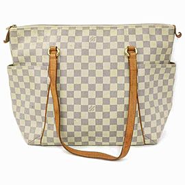 Louis Vuitton Damier Azur Totally MM Zip Tote 860060