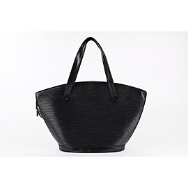 Louis Vuitton Black Saint Jacques Zip Tote Bag 2lvs1228