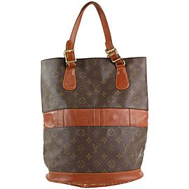 Louis Vuitton Monogram Marais Bucket GM Tote Bag 4lvs1224