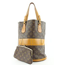 Louis Vuitton Monogram Marais Bucket GM Tote bag 541lvs310