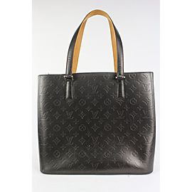 Louis Vuitton Dark Grey Monogram Vernis Mat Wilwood Tote Bag 3LV1018