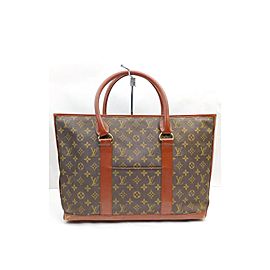 Louis Vuitton Monogram Sac Weekend PM Zip Tote Bag 863360