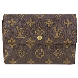 Louis Vuitton Monogram Alexandra Bifold Wallet Papier Porte Tresor 817lv45