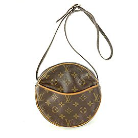 Louis Vuitton Ultra Rare Monogram Round Shoulder Bag 5L1110