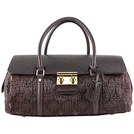 Louis Vuitton Burgundy Monogram Jacquard Volupte Psyche Bag 663lvs618