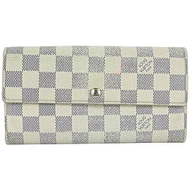 Louis Vuitton Damier Azur Sarah Wallet Porte Tresor 10lvs18