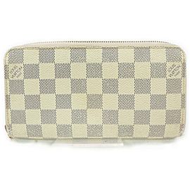 Louis Vuitton Damier Azur Zippy Wallet Zip Around 862194