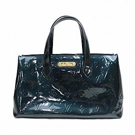 Louis Vuitton Bleu Nuit Monogram Vernis Wilshire PM 868657