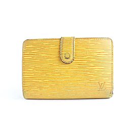 Louis Vuitton Yellow Epi Kisslock Wallet 15LR0701