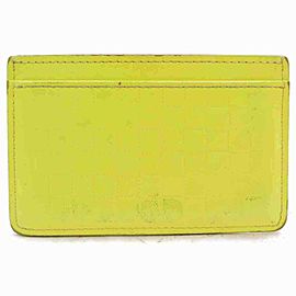 Louis Vuitton Yellow Damier Infini Porte Cartes Simple Card Case Wallet 860508