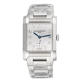 Baume & Mercier Hampton 10047 Automatic Silver Dial 45mm Mens Watch