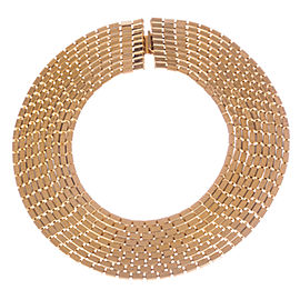 Runway Multi Strand Chain Bib Necklace