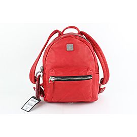 MCM Tumbler 3mcz1025 Red Leather Backpack