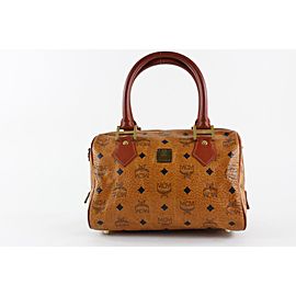 MCM Monogram Visetos Boston Bag 1MCM1218