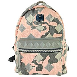 MCM Pink Lion Camo Mini Stark Backpack 6MCM1022