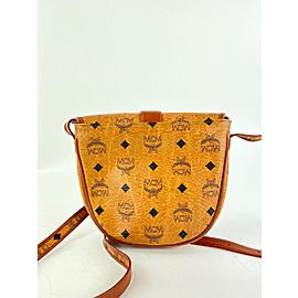 MCM Cognag Monogram Visetos Crossbody Flap 861328