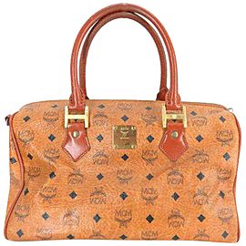 MCM Monogram Visetos Boston Duffle 230826